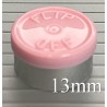 Gloss Pink 13mm Flip Off® Vial Seals, West Pharmaceutical, Bag of 1,000