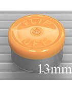 Faded Light Orange 13mm Flip Off® Vial Seals, West Pharmaceutical, Bag of 1,000