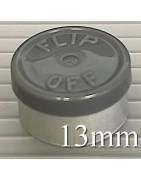 Dark Gray 13mm Flip Off® Vial Seals, West Pharmaceutical, Bag of 1,000