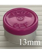 Burgundy Violet 13mm Flip Off® Vial Seals, West Pharmaceutical, Bag of 1,000