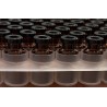 ISO 2R Amber Open Sterile Vials, RTU Small Nested Tray, 100pc