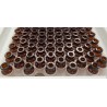 ISO 2R Amber Open Sterile Vials, RTU Nested Tray in Tub, Tray of 100