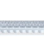 ISO 2R Clear Open Sterile Vials, Protective Nested Sleeve Tub, Tray of 100