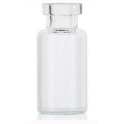 ISO 2R Clear Open Sterile Vials, Protective Nested Small Count Tray, Manual Filling, 100pc