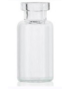 ISO 2R Clear Open Sterile Vials, Protective Nested Small Count Tray, 100pc