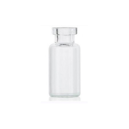 ISO 2R Clear Open Sterile Vials, Protective Nested Small Count Tray, 100pc