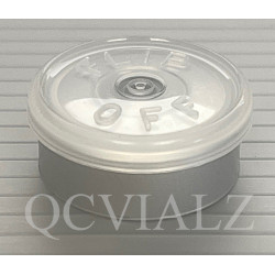 20mm Clear Transparent Flip Off® Vial Seals, West Pharma, Bag of 1,000