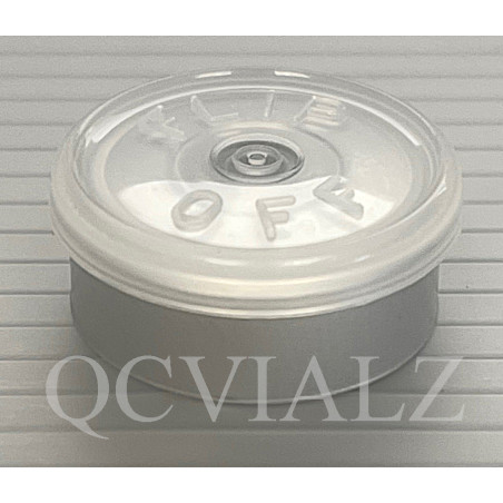 20mm Clear Transparent Flip Off® Vial Seals, West Pharma, Bag of 1,000