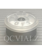 20mm Clear Transparent Flip Off® Vial Seals, West Pharma, Pk of 100