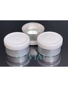 White 13mm Smooth Gloss Flip Cap Vial Seal, West Pharma, Pack of 100