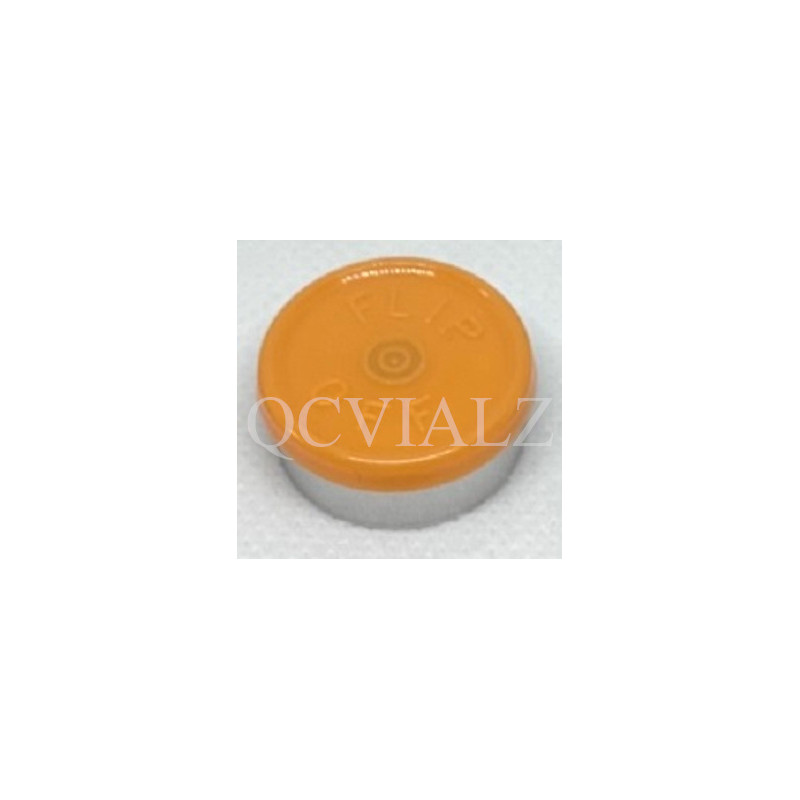 20mm Faded Light Orange Flip Off® Vial Seals, West Pharma, Bag of 1,000