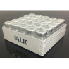 ALK 5mL Sterile Serum Vials, Silver Seals, Pack of 100