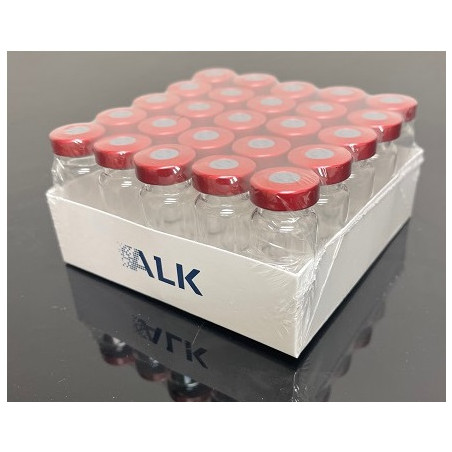 ALK 10mL Sterile Serum Vials, Red Seals, Pack of 25