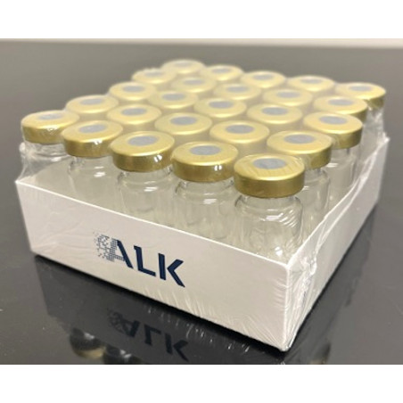 ALK 10mL Sterile Serum Vials, Gold Seals, Pack of 25