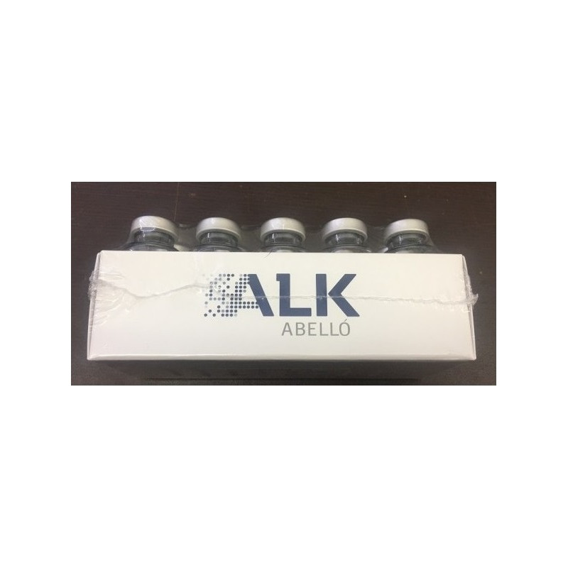 ALK Abello 20mL Sterile Serum Vials, Silver Seals, Pack of 10