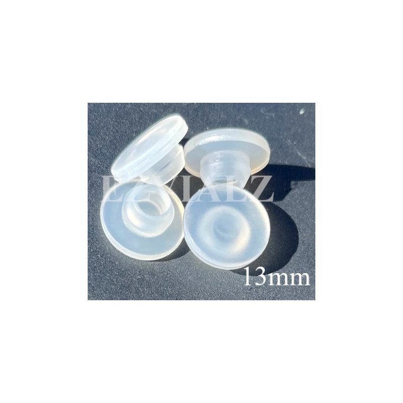 13mm Solid Silicone Vial Stoppers