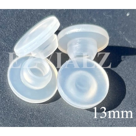 13mm Solid Silicone Vial Stoppers