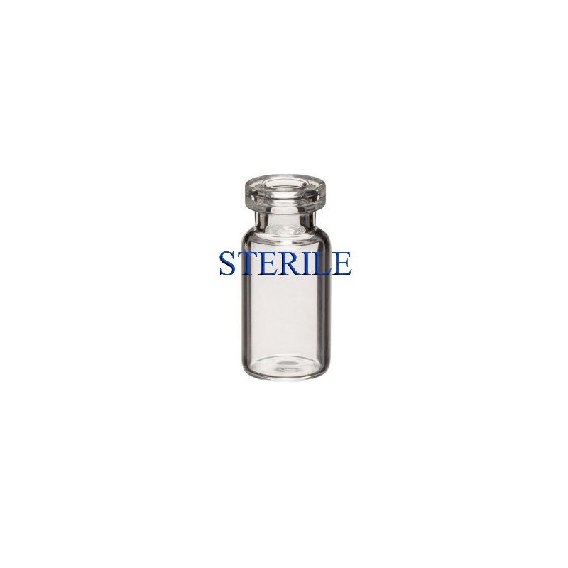 Sterile 2mL Clear Open Vials, Ready to Fill, Tray of 417 pieces