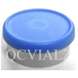 West Matte 20mm Light Blue Flip Cap Vial Seals, West Pharma, Bag of 1,000