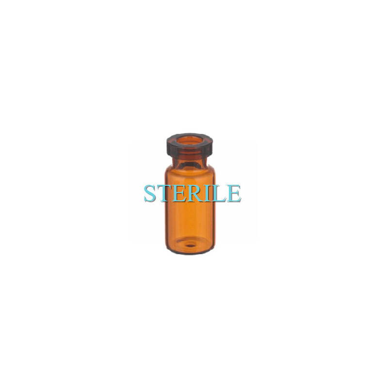 Sterile 2ml Amber Open Vials, Ready to Fill, 15x32mm, Tray of 417 pieces