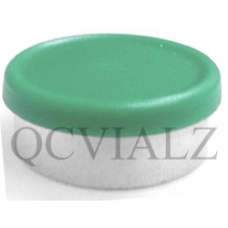 West Matte 20mm Green Flip Cap Vial Seals, West Pharmaceuticals