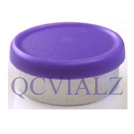 West Matte 20mm Purple Flip Cap Vial Seals, West Pharma, Bag of 1,000