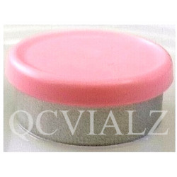 West Matte 20mm Pink Flip Cap Vial Seals, West Pharma, Bag of 1,000