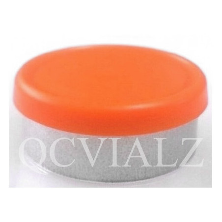 West Matte 20mm Orange Peel Flip Cap Vial Seals, West Pharmaceuticals