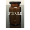 Sterile 6mL Amber Open Vials, Ready to Fill, Tray of 176 pieces