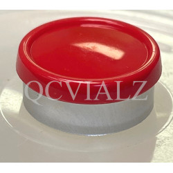 Red 20mm Superior Flip Cap Vial Seals, Bag of 1,000