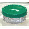 Green 20mm Superior Flip Cap Vial Seals, Bag of 1,000
