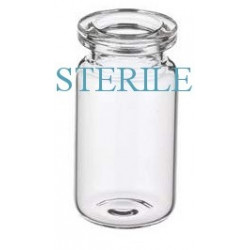 Sterile 10mL Clear Open Vials, Ready to Fill, 24x50mm,Case of 435 pieces