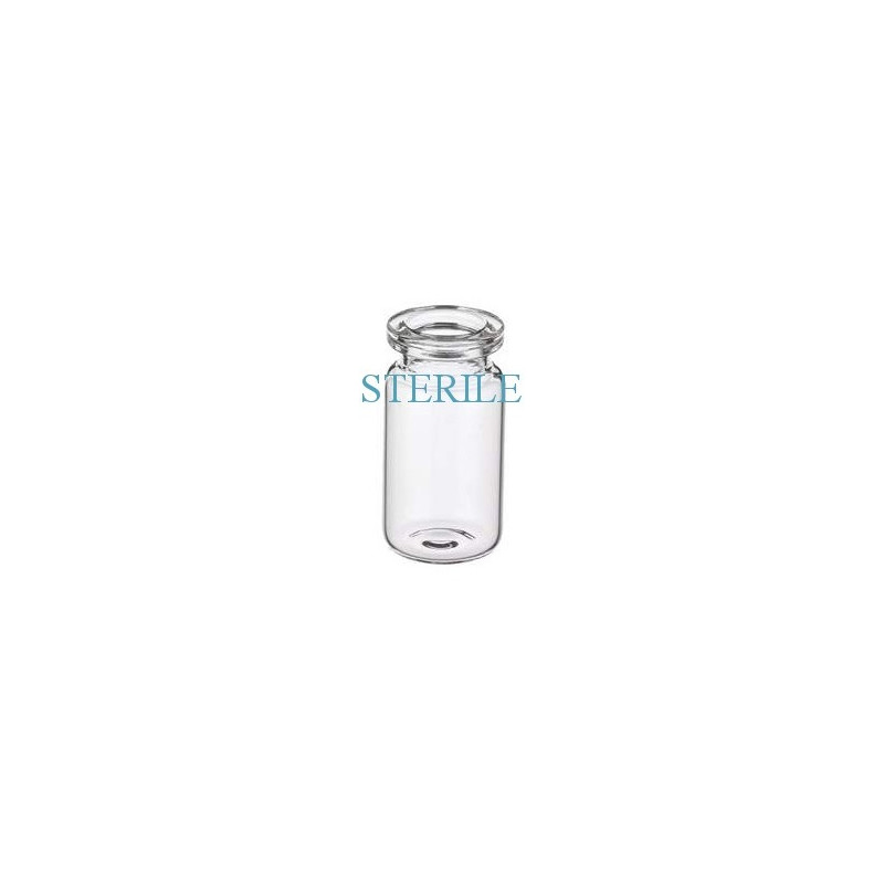 Sterile 10mL Clear Open Vials, Ready to Fill, 24x50mm,Case of 435 pieces