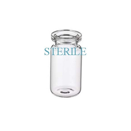 Sterile 10mL Clear Open Vials, Ready to Fill, 24x50mm,Case of 435 pieces