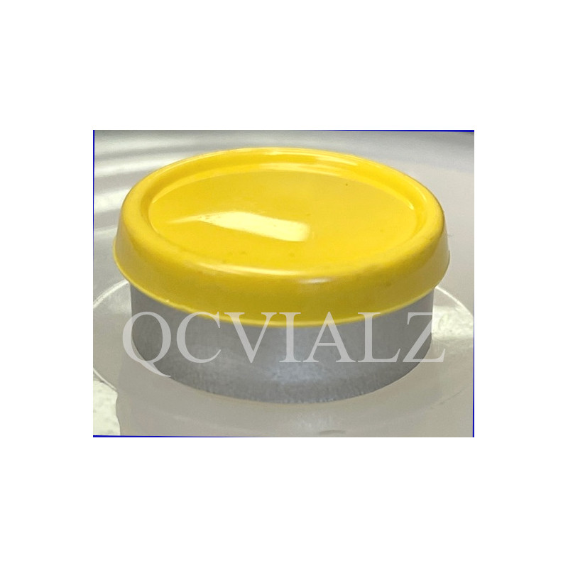 Yellow 20mm Superior Flip Cap Vial Seals, Bag of 1,000