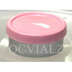 Pink 20mm Superior Flip Cap Vial Seals, Bag of 1,000