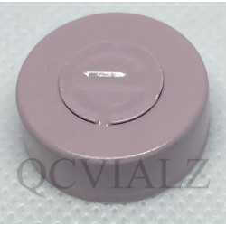 Dusty Pink 20mm Center Tear Out Unlined Aluminum Vial Seals, Bag of 1000
