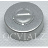 20mm Center Tear Out Unlined Aluminum Vial Seals, Silver, Bag of 1000