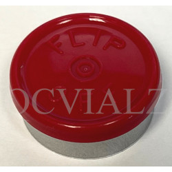 20mm Red Flip Off® Vial Seals, West Pharma - Pack of 100