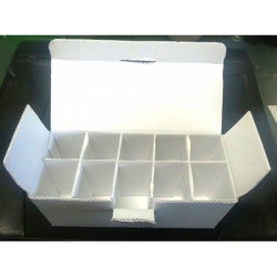 Treasure Chest White Vial Boxes, for 10ml Serum Vials, Pack of 5. QCVIALZ Catalog WVB10x10-5