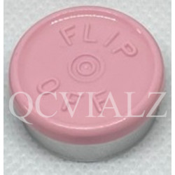 20mm Gloss Pink Flip Off® Vial Seals, West Pharma, Pk of 100