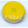 20mm Yellow Flip Off® Vial Seals, West Pharma, Bag of 1,000. QCVIALZ catalog no. Fo20YEL-1K
