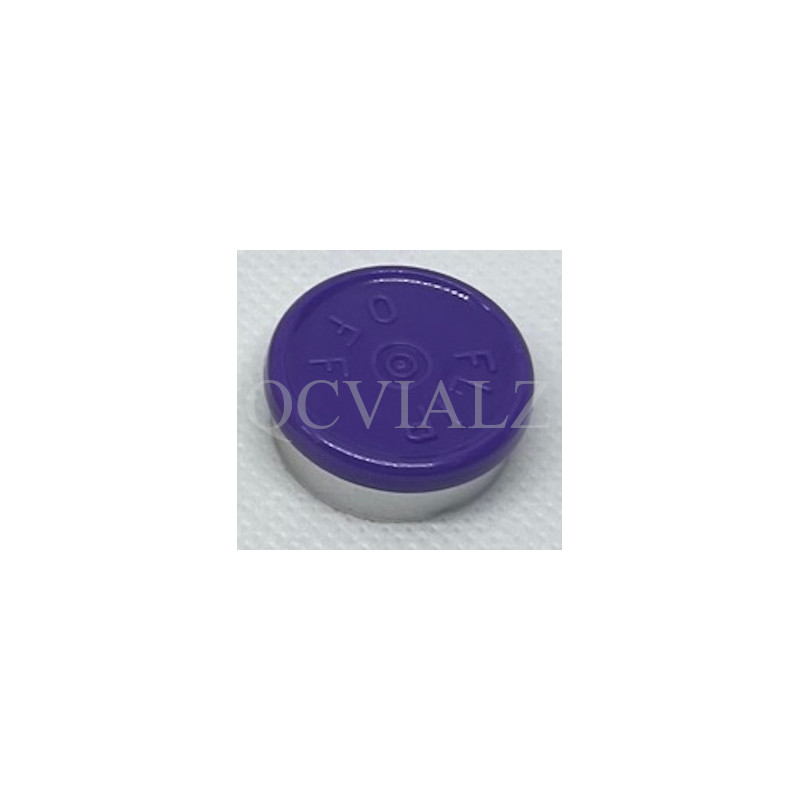 20mm Purple Flip Off® Vial Seals, West Pharma, Pk of 100 pieces. QCVIALZ catalog no. FO20PPL-100