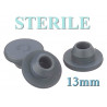 Sterile 13mm Round Bottom Vial Stoppers, Bag of 1,000 pieces