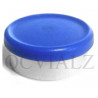 West Matte 20mm Royal Blue Flip Cap Vial Seals, West Pharmaceuticals
