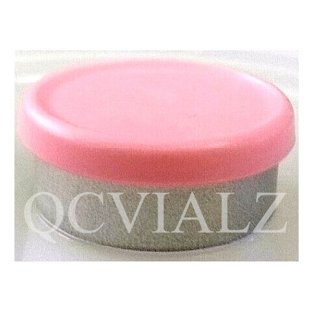 West Matte 20mm Pink Flip Cap Vial Seals, West Pharma, Pack of 100