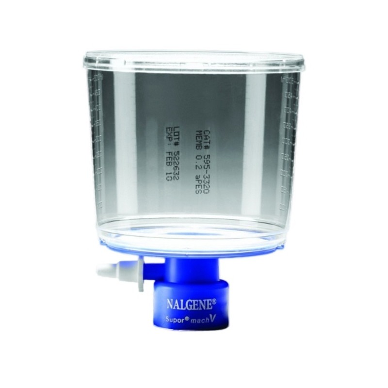 Nalgene Rapid-Flow™ Sterile 500mL Bottle Top Filters, PES, 0.45um, Case of 12. Nalgene Catalog No. 595-4520