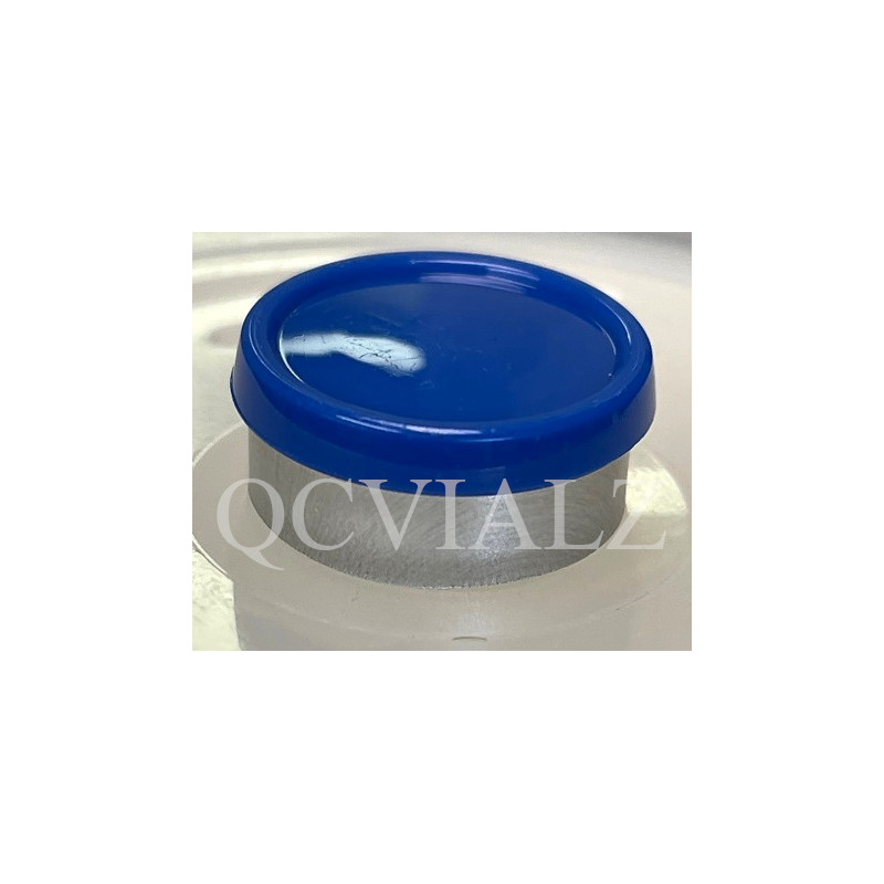 Royal Blue 20mm Superior Flip Cap Vial Seals, Bag of 1,000