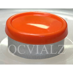 Orange Peel 20mm Superior Flip Cap Vial Seals, Bag of 1,000