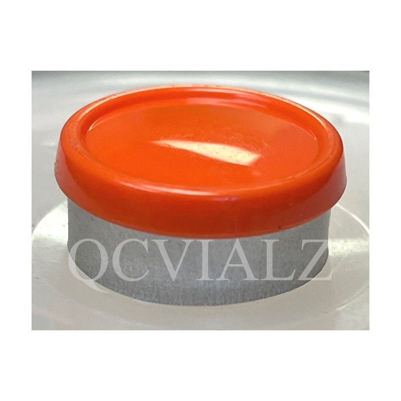 Orange Peel 20mm Superior Flip Cap Vial Seals, Pack of 100